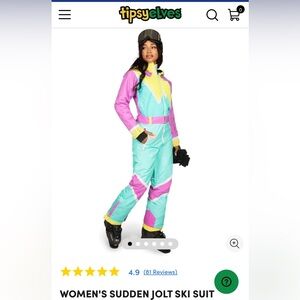 Tipsy Elves “Sudden Jolt” Women’s Ski Suit - XL